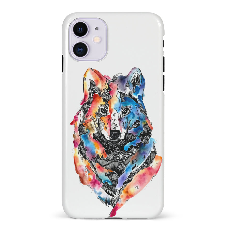 iPhone 11 Kate Zessel Living With Wolves Phone Case