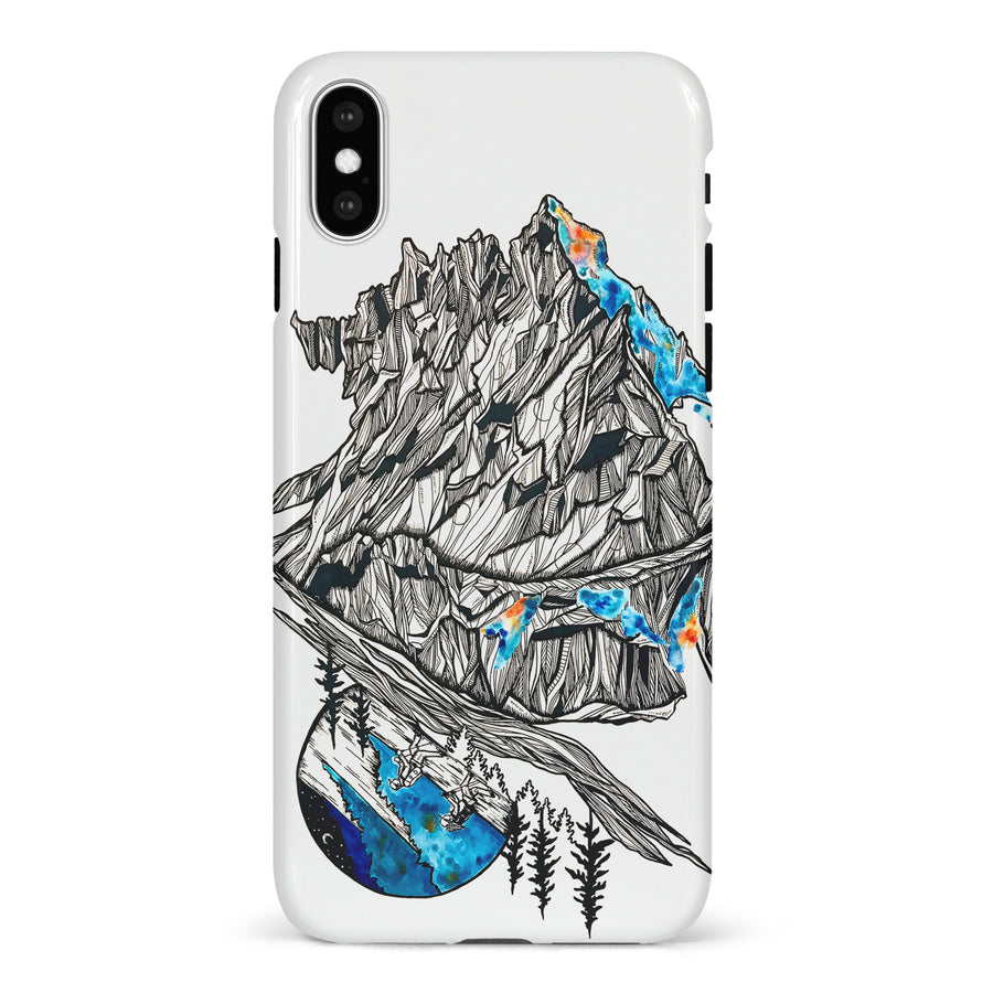 iPhone X/XS Kate Zessel A Mountain Memory Phone Case