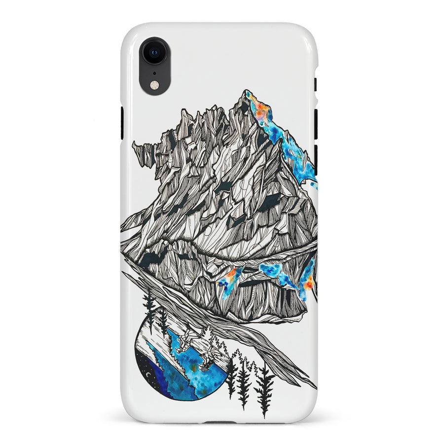 iPhone XR Kate Zessel A Mountain Memory Phone Case