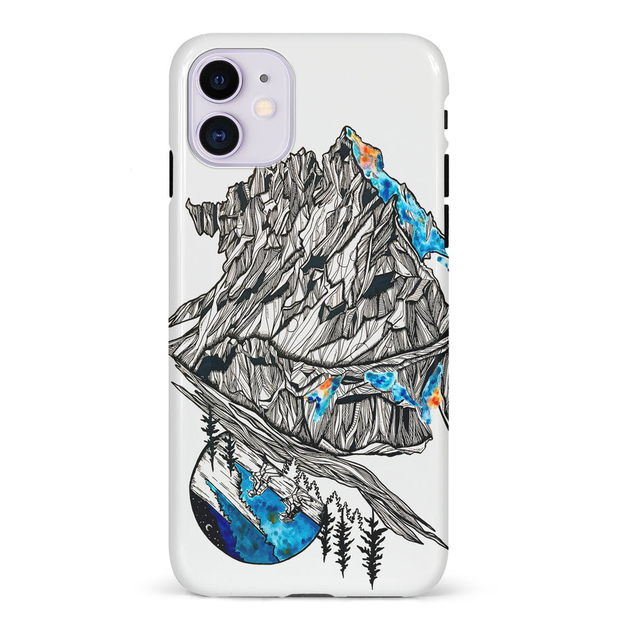 iPhone 11 Kate Zessel A Mountain Memory Phone Case