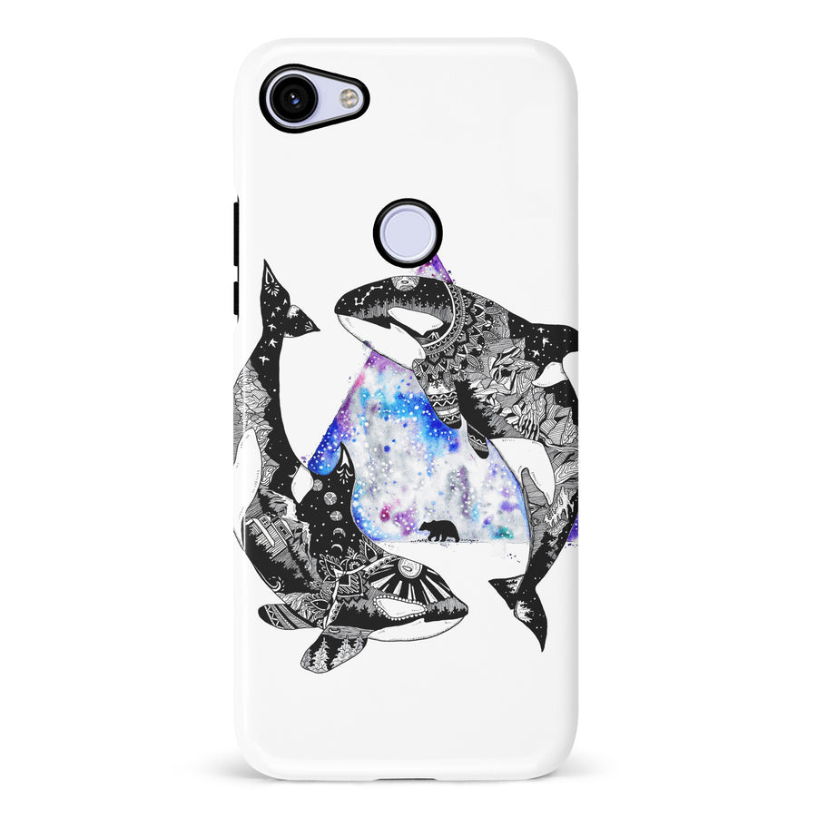 Google Pixel 3A Kate Zessel Whale Phone Case