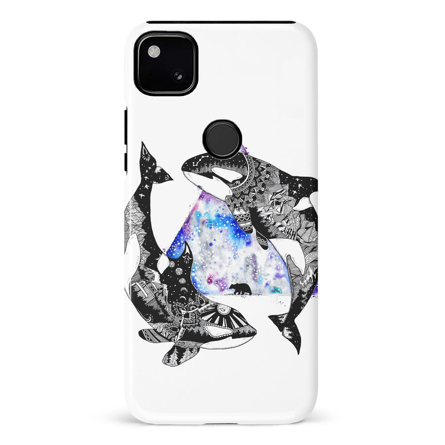 Google Pixel 4A Kate Zessel Whale Phone Case
