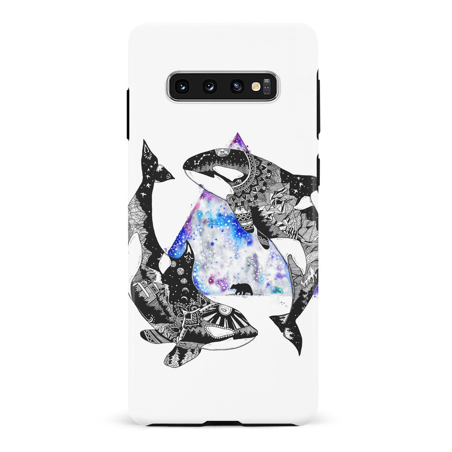 Samsung Galaxy S10 Kate Zessel Whale Phone Case