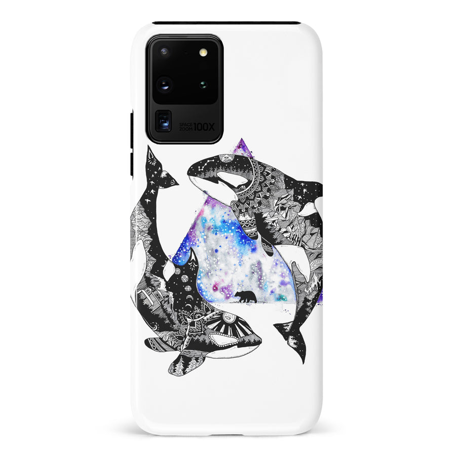 Samsung Galaxy S20 Ultra Kate Zessel Whale Phone Case