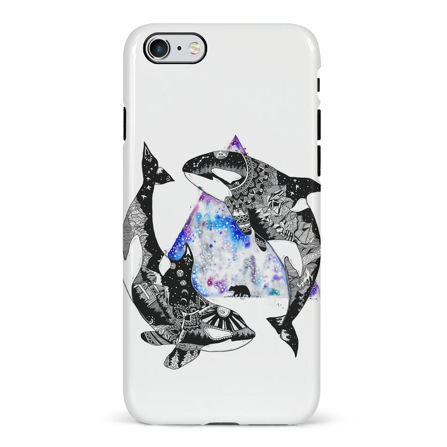 iPhone 6 Kate Zessel Whale Phone Case