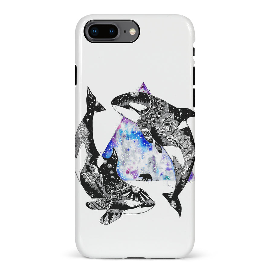 iPhone 8 Plus Kate Zessel Whale Phone Case