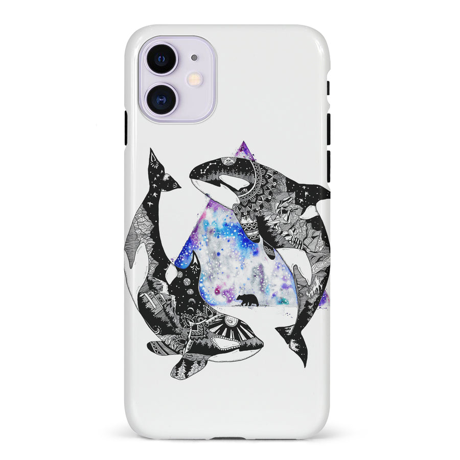 iPhone 11 Kate Zessel Whale Phone Case