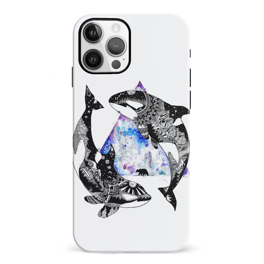 iPhone 12 Kate Zessel Whale Phone Case