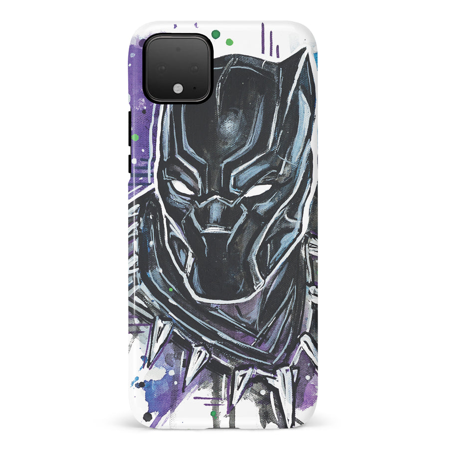 Google Pixel 4 Taytayski Black Panther Phone Case