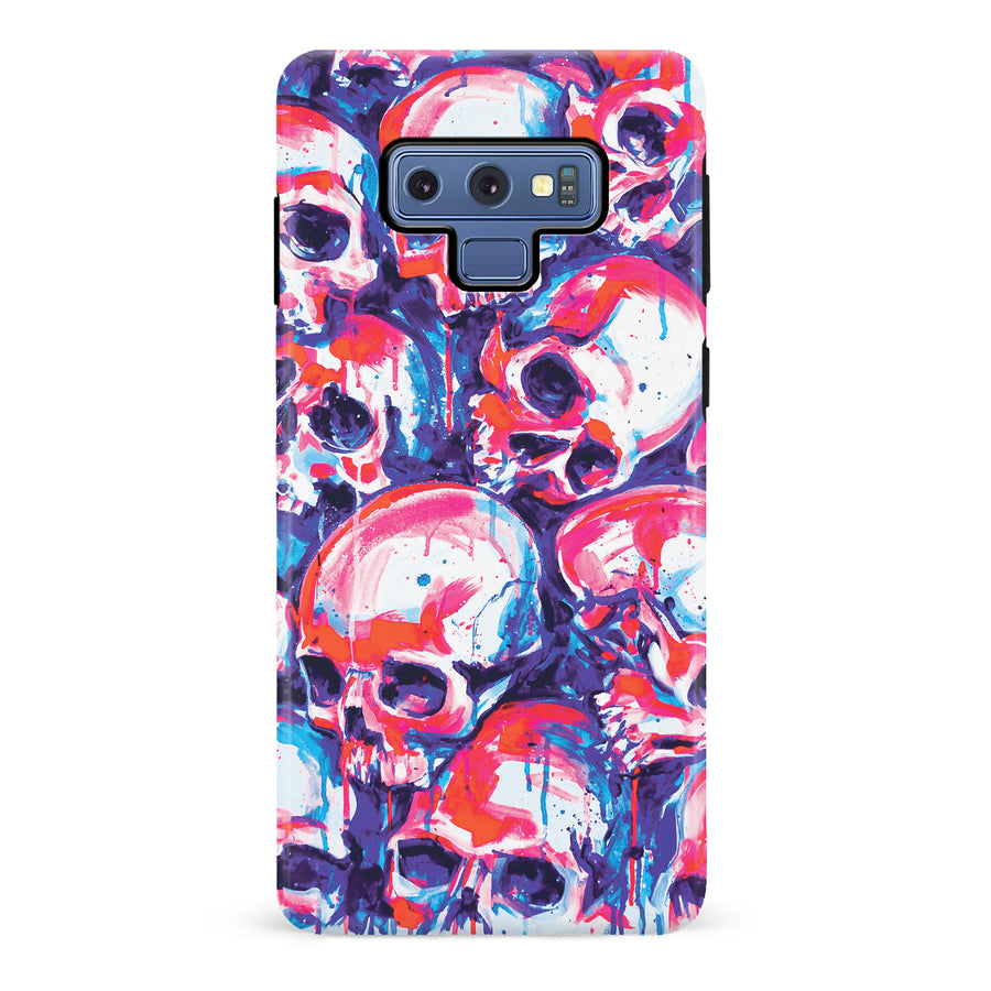 Samsung Galaxy Note 9 Taytayski Neon Skulls Phone Case