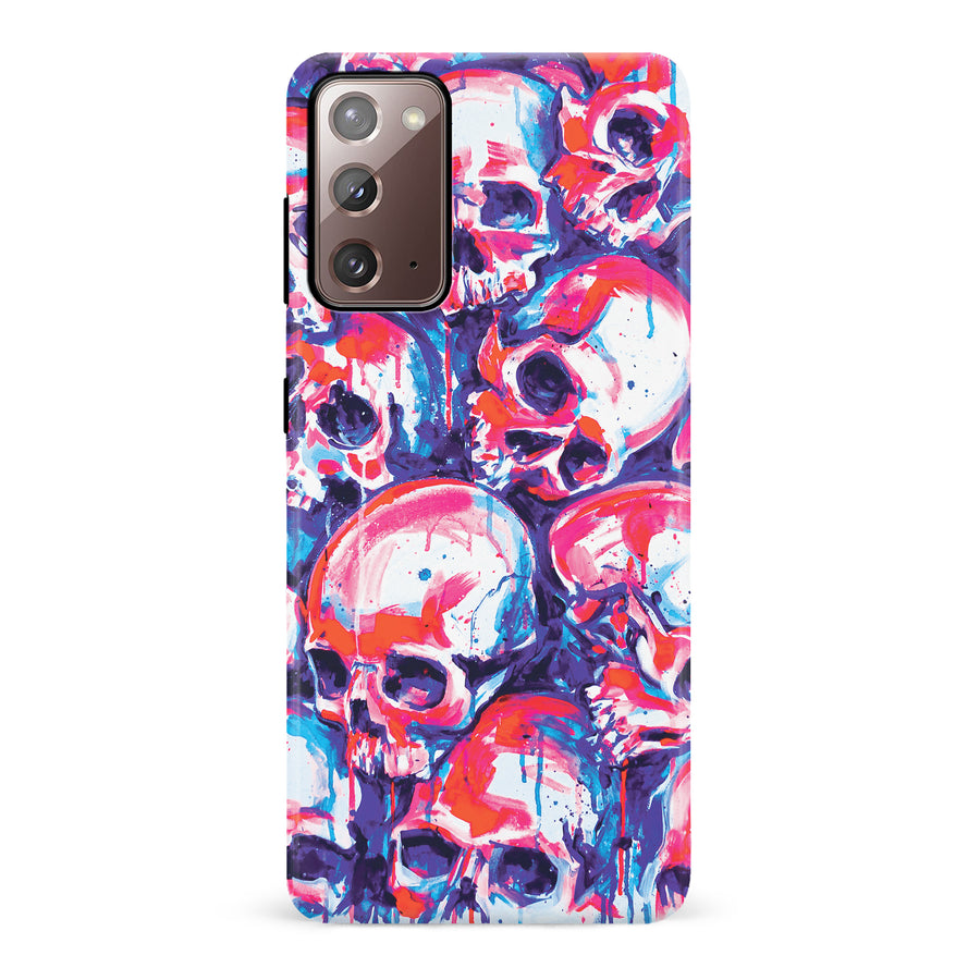 Samsung Galaxy Note 20 Taytayski Neon Skulls Phone Case