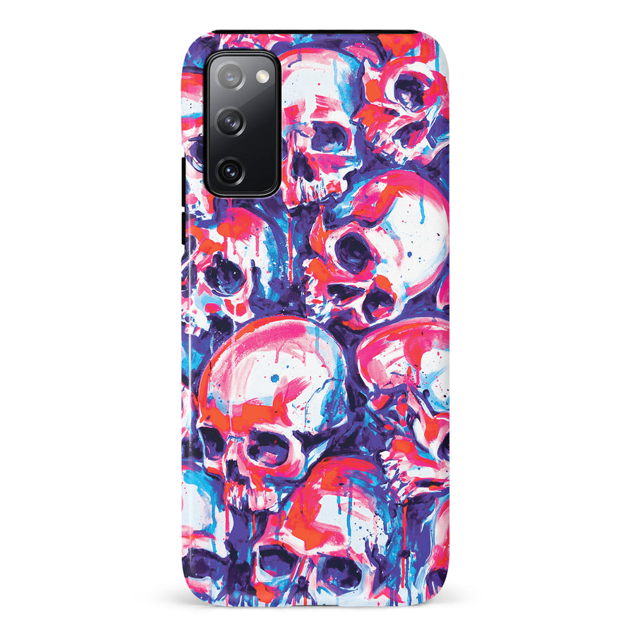 Samsung Galaxy S20 FE Taytayski Neon Skulls Phone Case