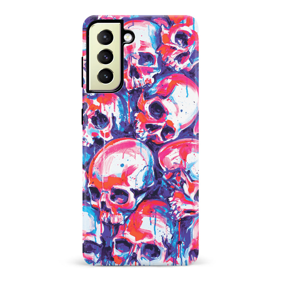 Samsung Galaxy S22 Plus Taytayski Neon Skulls Phone Case
