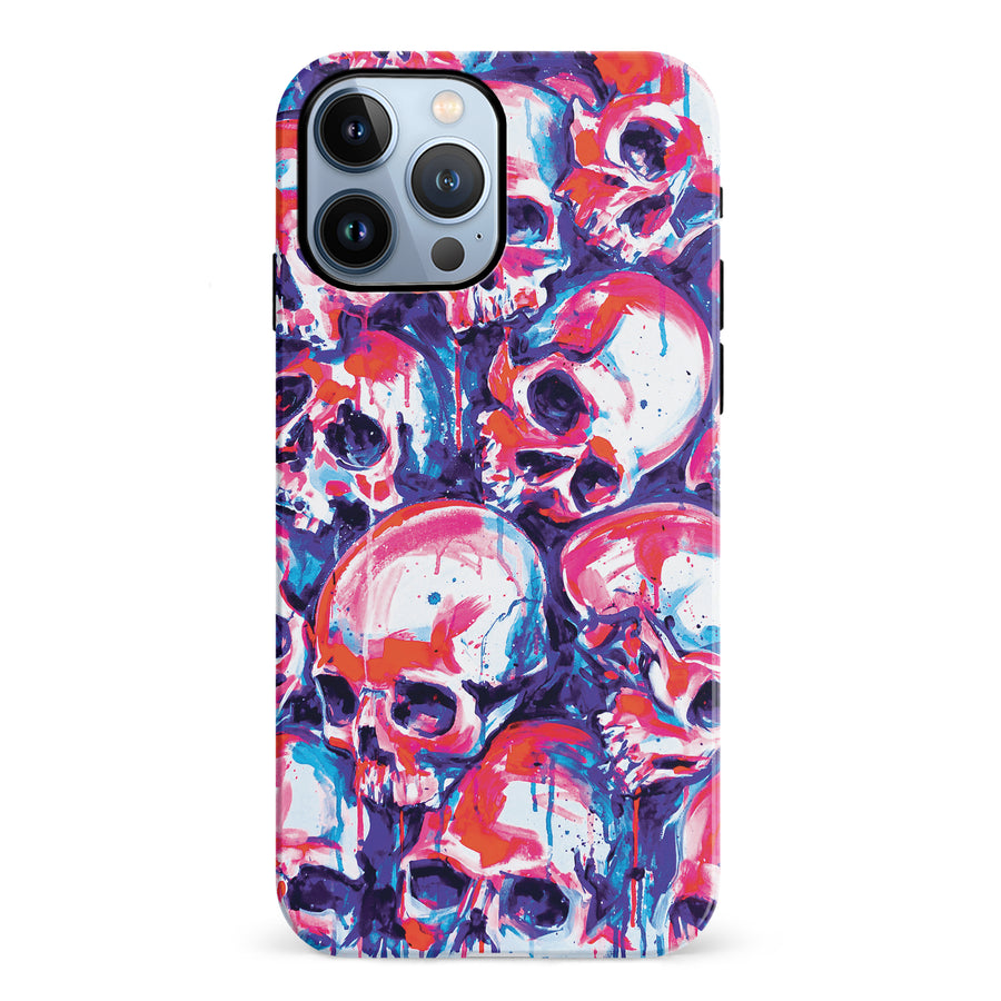 iPhone 12 Pro Taytayski Neon Skulls Phone Case