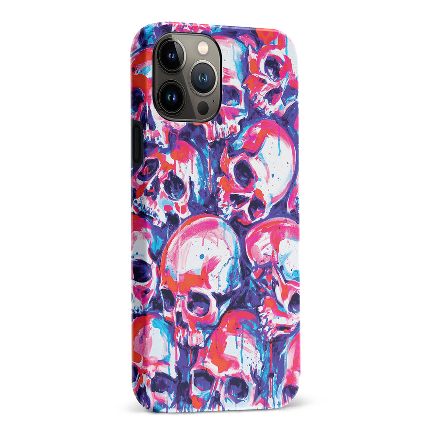 iPhone 13 Pro Max Taytayski Neon Skulls Phone Case