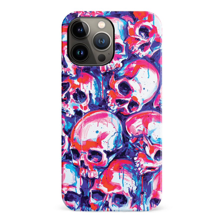 iPhone 13 Pro Max Taytayski Neon Skulls Phone Case