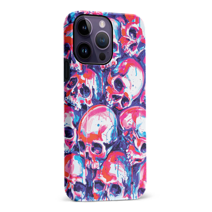 iPhone 14 Pro Max Taytayski Neon Skulls Phone Case
