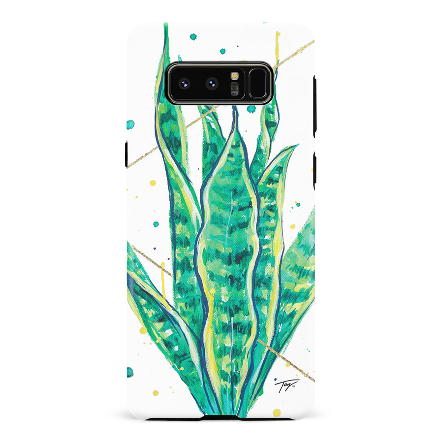 Samsung Galaxy Note 8 Taytayski Snake Plant Phone Case